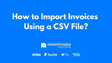 How to import Invoices using CSV file? - Moon Invoice