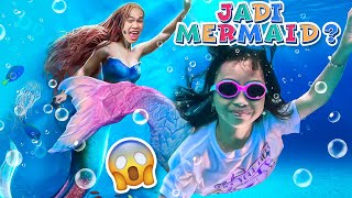 LEIKA JADI LITTLE MERMAID VIRAL BISA BERENANG 😱 AYAH DAN TOMPEL MENOLONG LEIKA JADI PUTRI DUYUNG