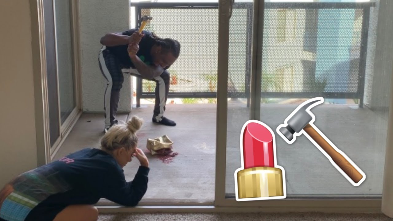 DESTROYING MY GIRLFRIENDS MAKEUP (SHE CRIED!)