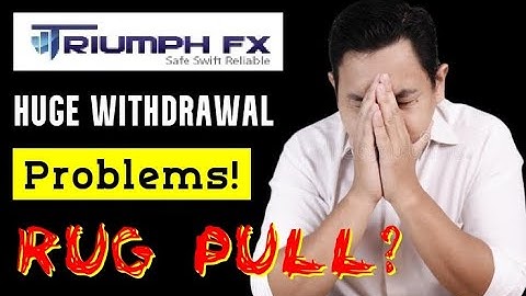 Triumphfx Collapses, Huge Withdrawal Problems, Blames Co-vid - Exit Scam Begins?