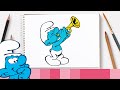 Kaip nupiešti Harmonį Smurfą • Smurfai