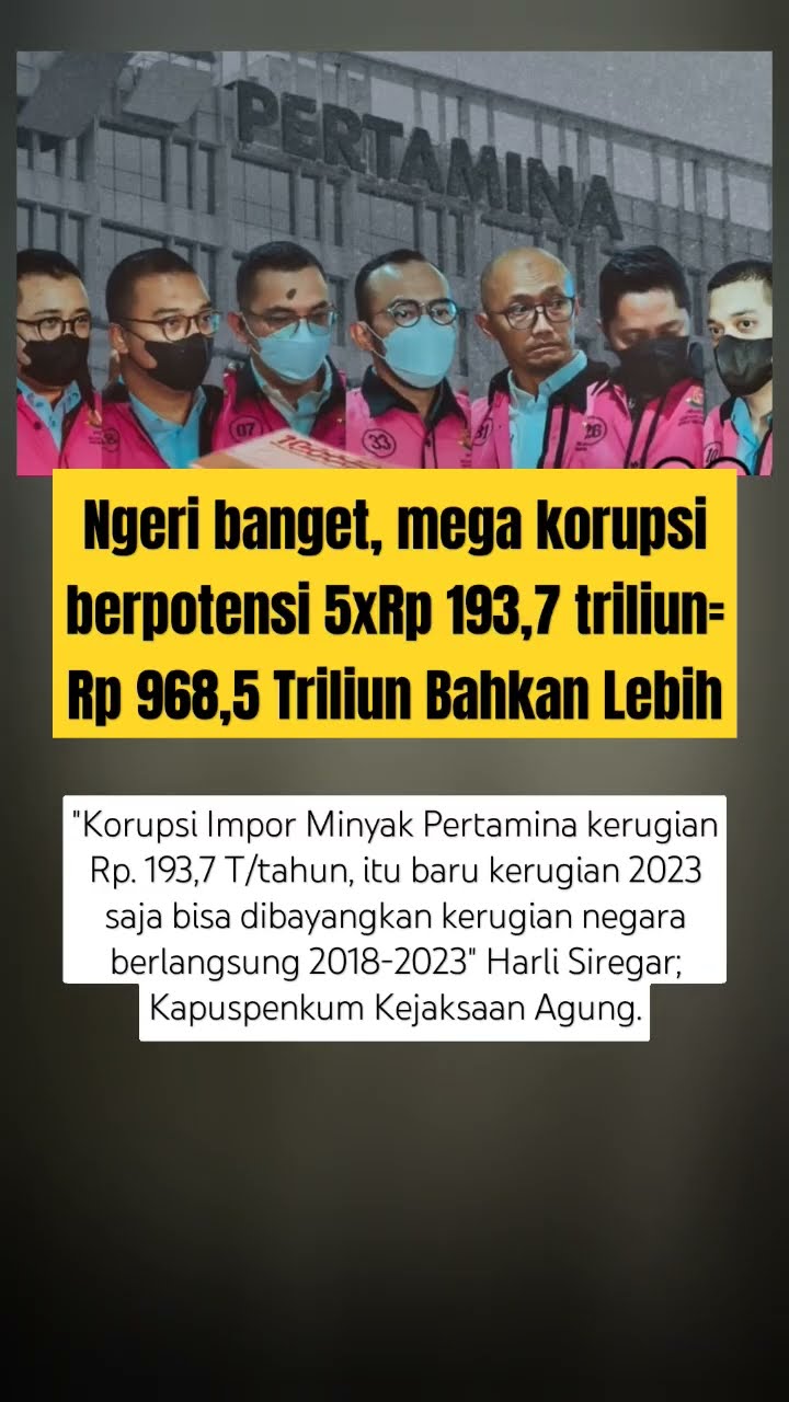 INI KORUPSI BERJAMAAH TERGILA