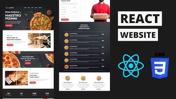 React Website Tutorial - Beginner React JS Project Fully Responsive