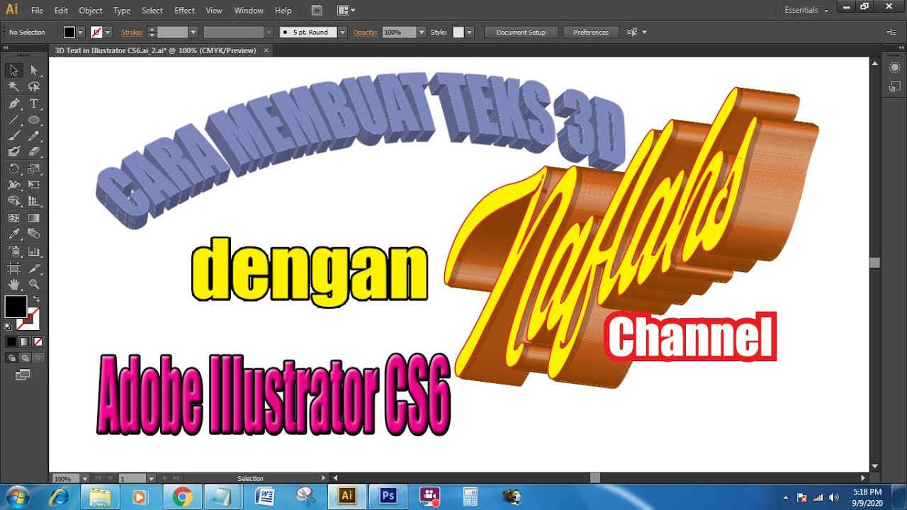 Naflahschannel Cara Membuat Teks 3d Di Adobe Illustrator Cs6 Adobe Illustrator Naflahschannel Cara Membuat Teks 3d Di Adobe Illustrator Cs6 Adobe Illustrator