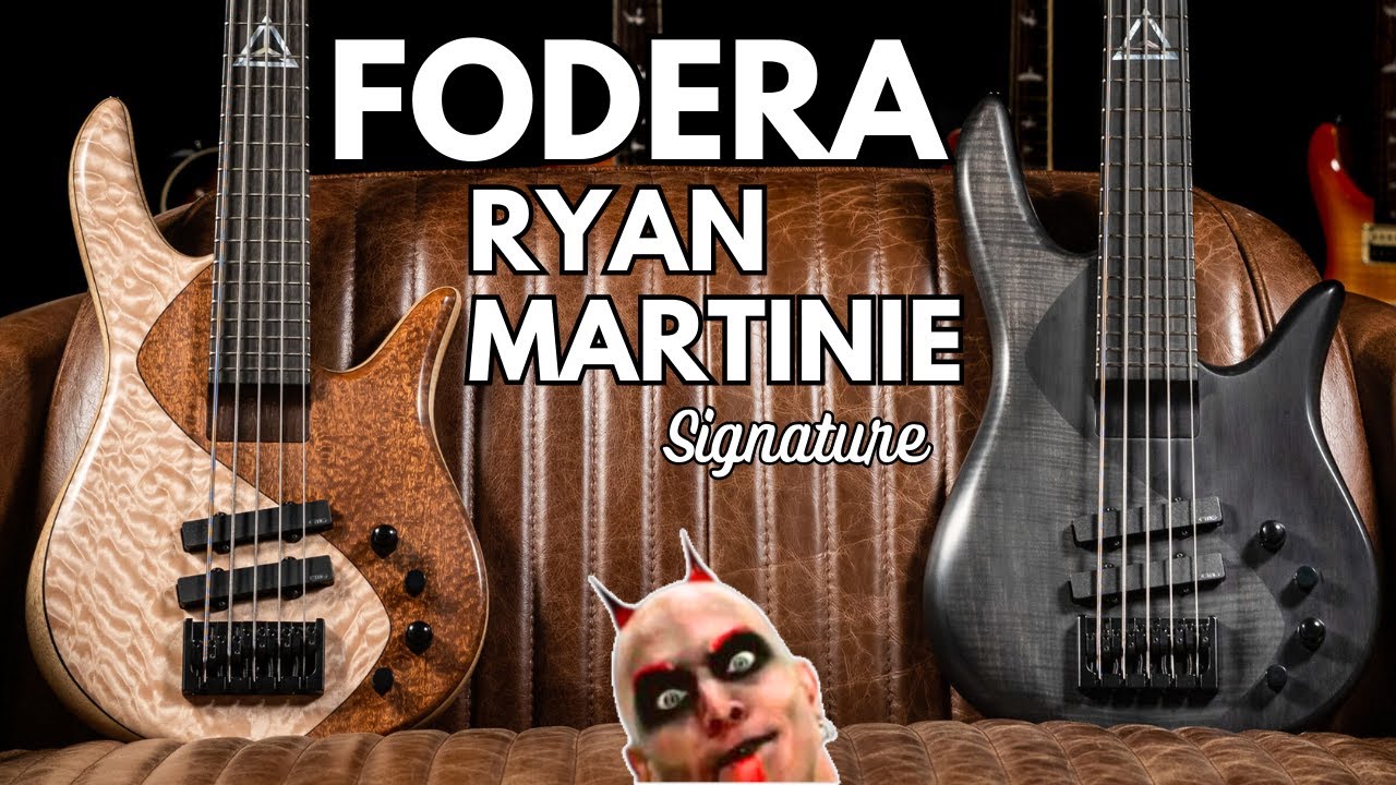 Ryan Martinie Signature Black Beauty - DEPOSIT – Fodera Guitars