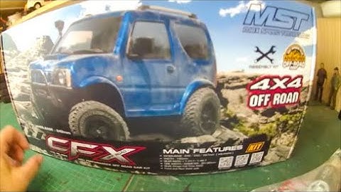 MST CFX Suzuki Jimny J3 Kit unboxing and review scale crawler 1/10 4x4