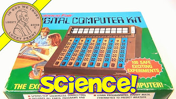 Science Fair Digital Computer Kit, 1977 Radio Shack  - 100 Safe Exciting Experiments
