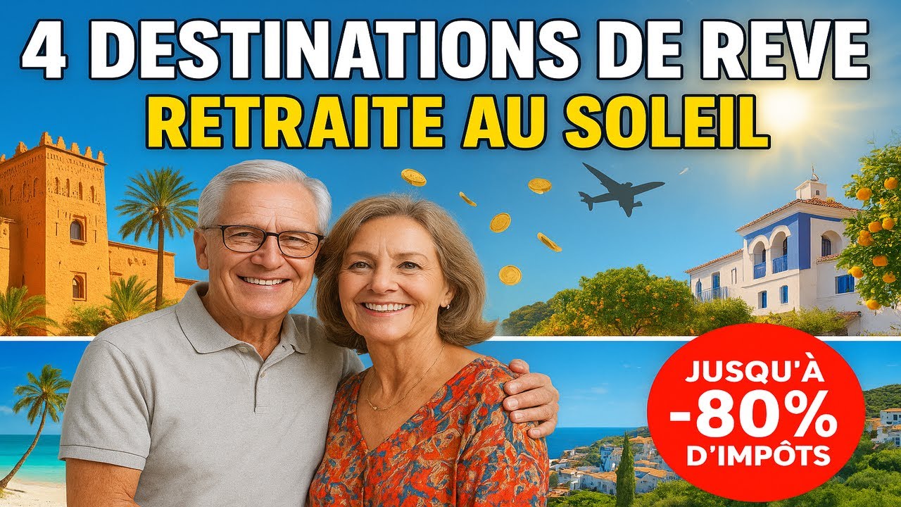 Découvre 4 pays où ta retraite en vaut deux fois plus !