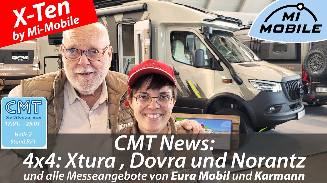 CMT Stuttgart 2026 🔥 Xtura X-Ten Offroad-Paket + Norantz & Dovra 4x4 Manufaktur | Mi-Mobile Halle 7