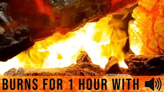 One hour of virtual fire with bonfire sound by charlesleflamand 36 views 1 year ago 1 hour