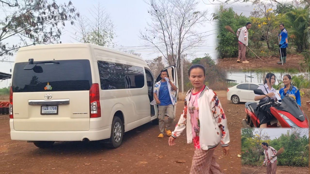 ป้าเเต๋นเดินทางแล้ว,เปิดตัวคนขับใครพาไป?ป้าฝากงานส.วเตรียมขนปลูก,น้องฟางขอพรแม่