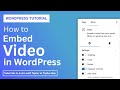 How do I put a video on my WordPress site?