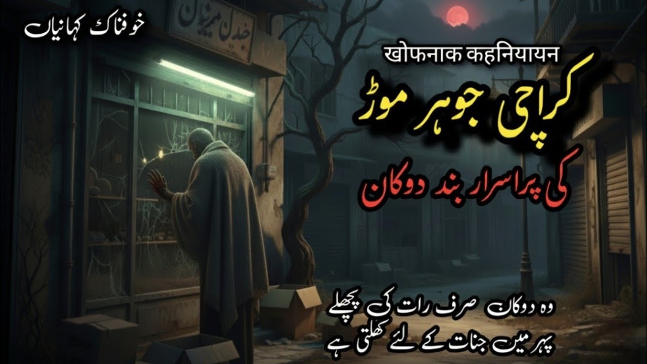 True Horror Story Of Abandoned Closed Shop|Horror Stories Urdu|Sardi Ki Khofnak Kahaniyan 