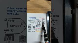 Push Pull MOSFETs 2N7000 BS250 explained #electronics #circuits #diy