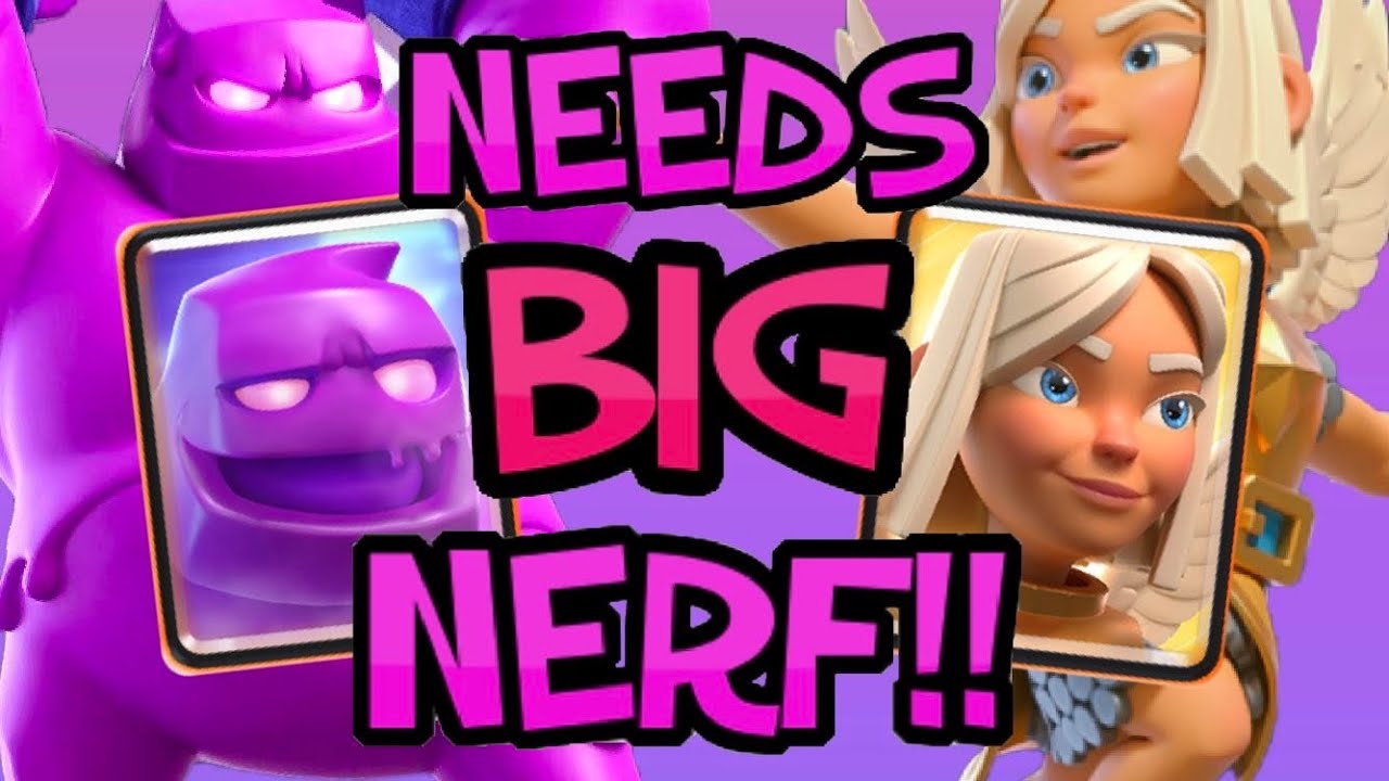 BATTLE HEALER ELIXIR GOLEM DECK NEEDS TO BE NERFED! EASIEST