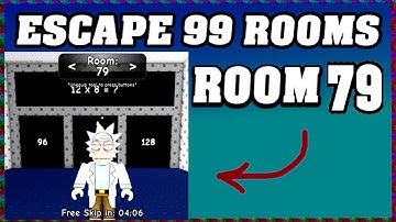 ROOM 79 ESCAPE 99 ROOMS Roblox Walkthrough [Full Guide English] 🗝️
