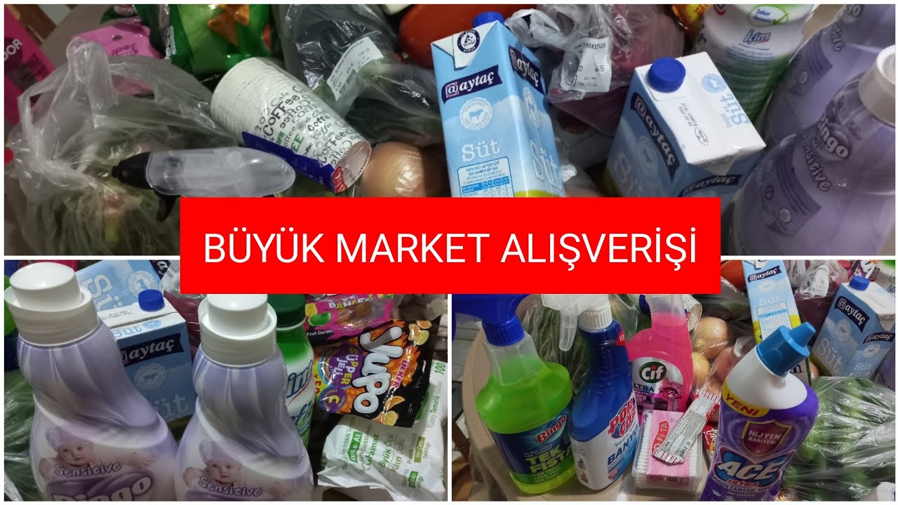 BÜYÜK MARKET ALIŞVERİŞİ💯AYLIK MARKET ALIŞVERİŞİ💯TEMİZLİK MALZEMELERİ💯MARKET ALIŞVERİŞİ 
