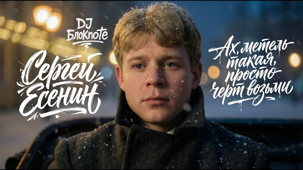 Сергей Есенин — Ах, метель такая, просто чёрт возьми... | DJ БлокNote