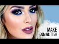 Maquiagem COLORIDA com GLITER por Mariana Saad