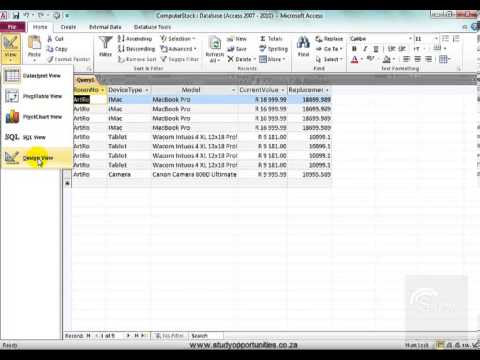 Microsoft Access Query with a Calculated Field Act1No1b