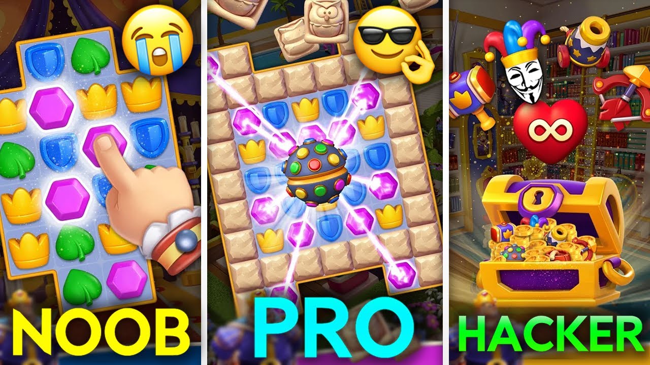 NOOB vs PRO vs HACKER - Royal Match