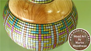 Woodturning - Colour vase