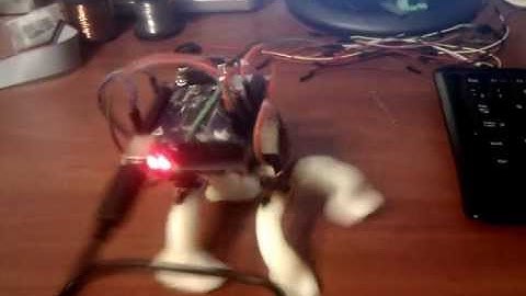 ARM powered 3 servo walker controlled by FreeRTOS