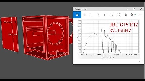 L- PORTED D12 - EXTREME 32HZ- SUBWOOFER For JBL GT5 D12 2024
