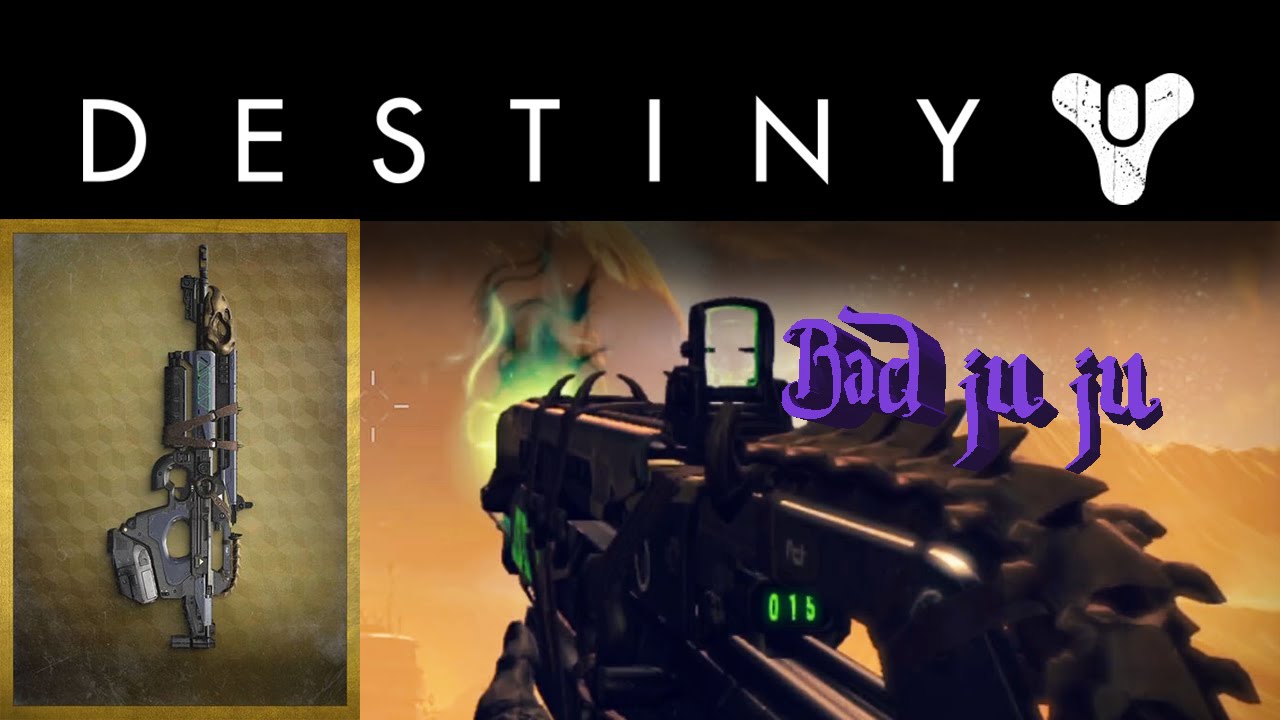 Destiny How to get the Bad ju ju Exotic wepon, Exotic bounty