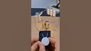Switch with DC motor | #dcmotor #motorbuilding #techexperiments