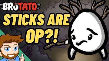 The Wildling going Wild with Sticks and Stones! Brotato 1.0 Update