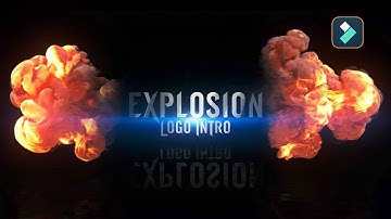 Explosion Logo Intro in FIlmora X | Filmora Logo Intro | Explosion intro Filmora 11#madewithfilmora