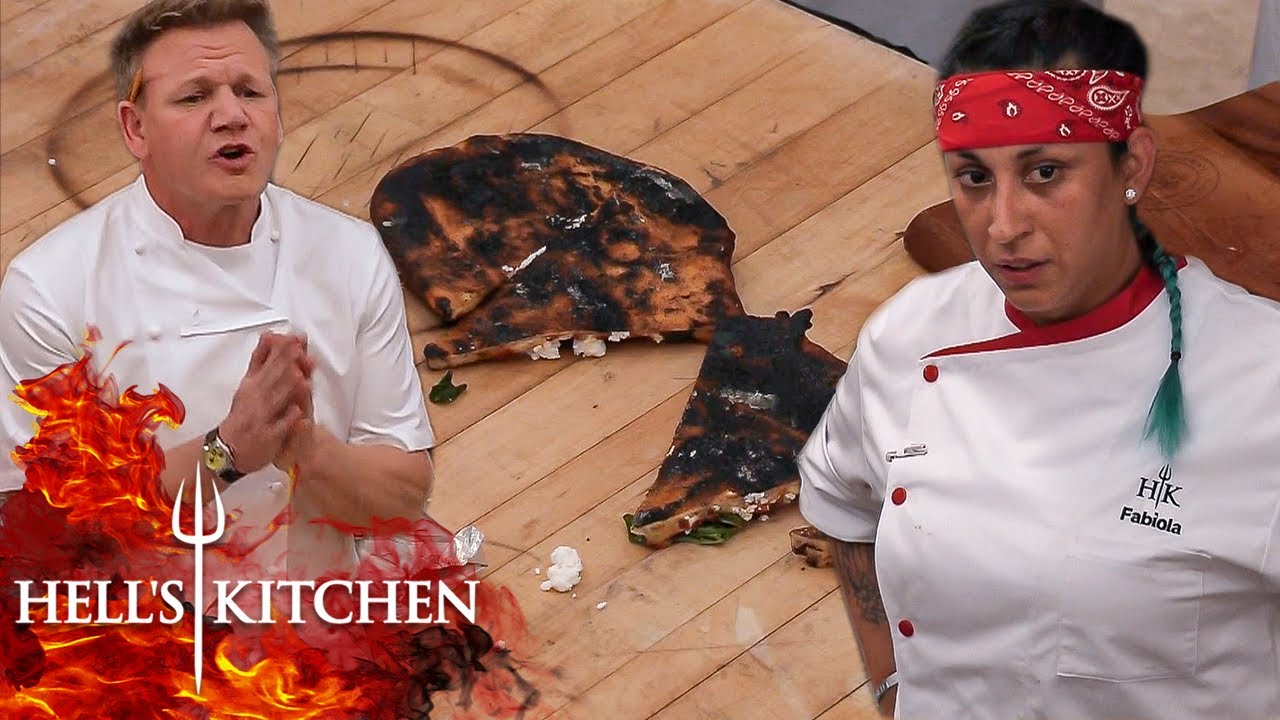 Fabiola's Flatbread Fail Hell's Kitchen YouTube