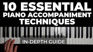 ACCOMPANIMENT: 10 styles for perfect backing DETAILED ANALYSIS! 🎹