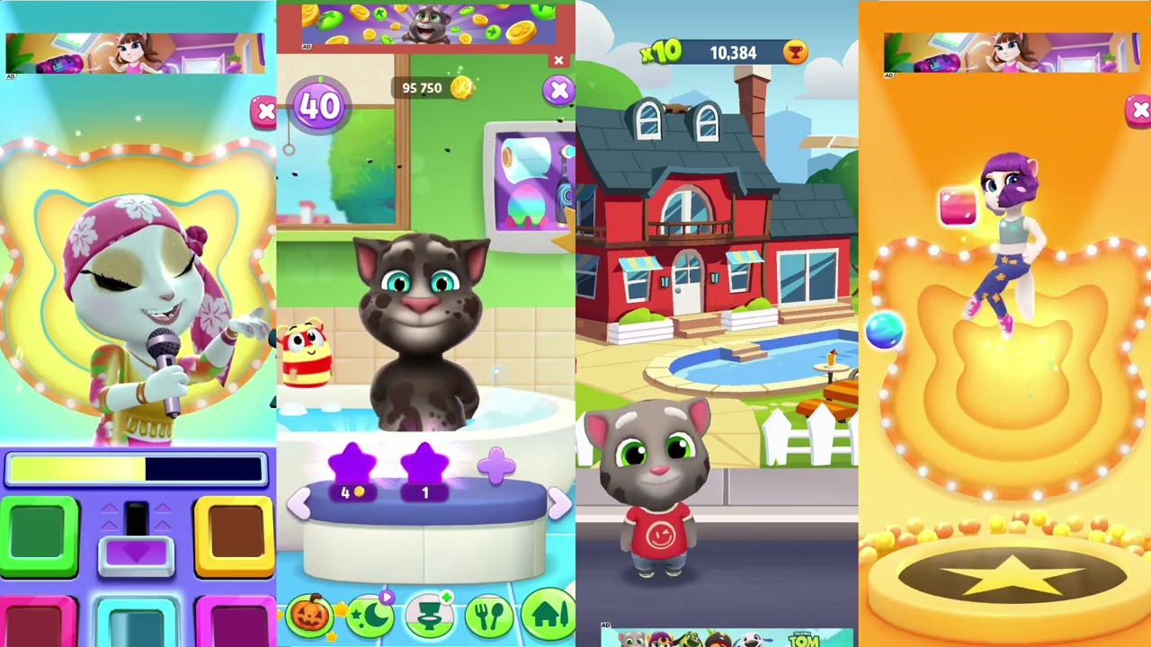 y.tomo様 カラーテスト Find the Real Tom! 😱 Talking Tom Color Challenge (Hard Mode