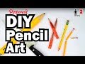DIY Pencil Sculpture - Man Vs. Pin #31