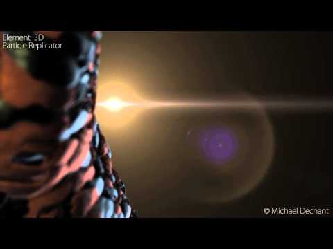After Effects Element 3D Particle Replicator Animation Part 2