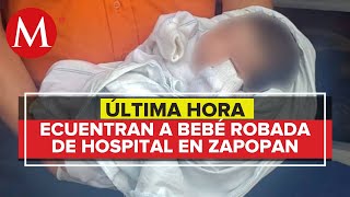 Localizan a bebé en calles de Zapopan, podría ser la menor robada del Hospital Zoquipan