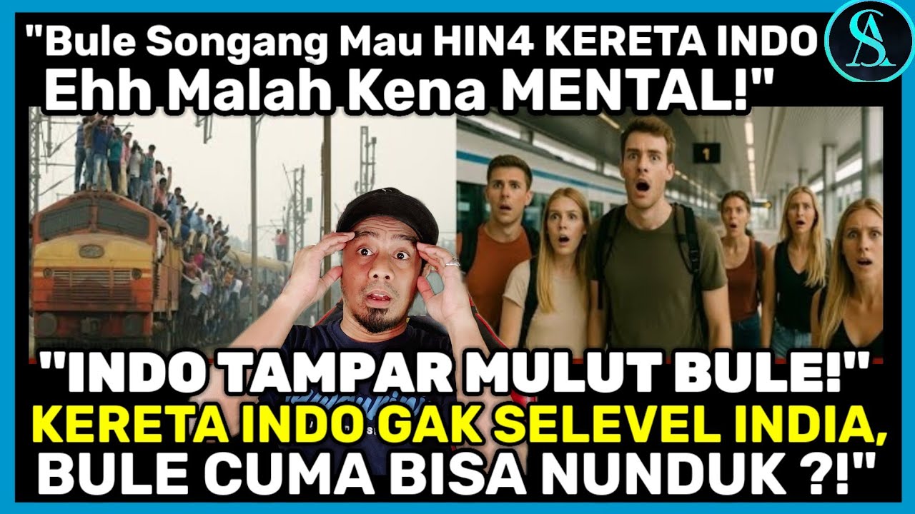 TURIS BULE INI MAU BUKTIKN KERETA INDO KUMUH SPRT INDIA, TAPI FAKTA DI LAPANGAN BIKIN DIA SYOK BERAT