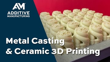 Ceramic 3D Printing and Metal Casting Combine to Make Complex Parts