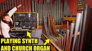 PLUGGING A CHURCH PIPE ORGAN INTO A SYNTHESIZER - I BOUGHT A CHURCH ORGAN PART 9