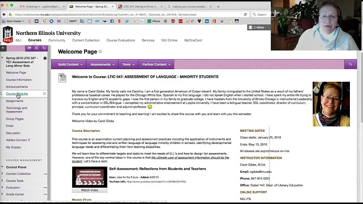 LITC547 Course Introduction Video - Carol Gibbs