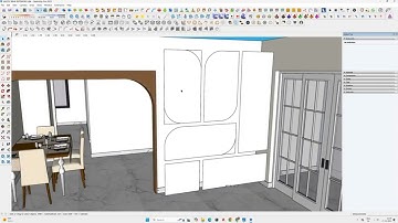 How to Create Curves Wall Panelling in SketchUp | SketchUp Tutorials | TechnoArch | Studio Vedhas