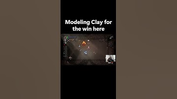 Modeling Clay gets the D Infinity  #repentance #thebindingofisaac #gaming #repentance #shorts