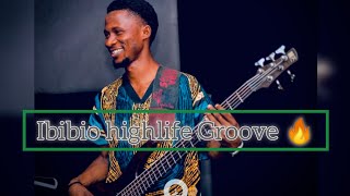 Ibibio Highlife Groove Live Bass Performance By 2Stringsbaba