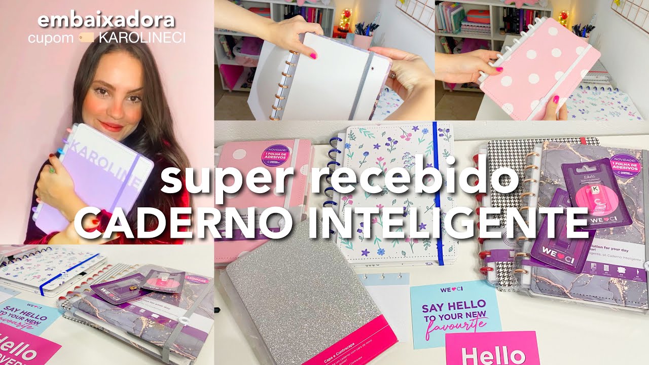 super recebido do Caderno Inteligente | escolhas, dicas e colocando pingentes 💟