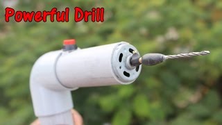 How To Make a Powerful Drill Machine at home - EASY