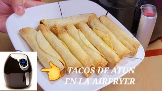 Tacos de atun en la Airfryer/ olla electrica sin aceite