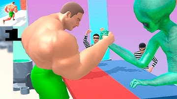 Muscle Rush - All Levels Gameplay Android,ios (Levels 1-7)