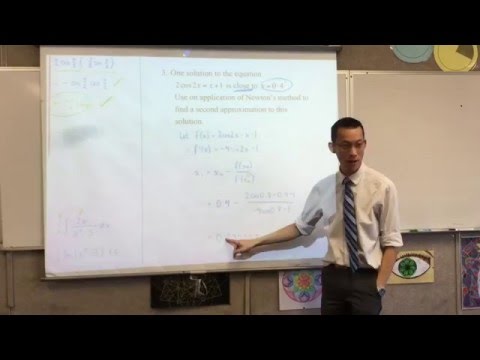 Extension I Quiz (Differentiation of Trig, Integration with Substitution, Newton's Method & Volumes)